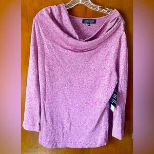 Jones New York BNWT petite large women’s scout neck lightweight sweater